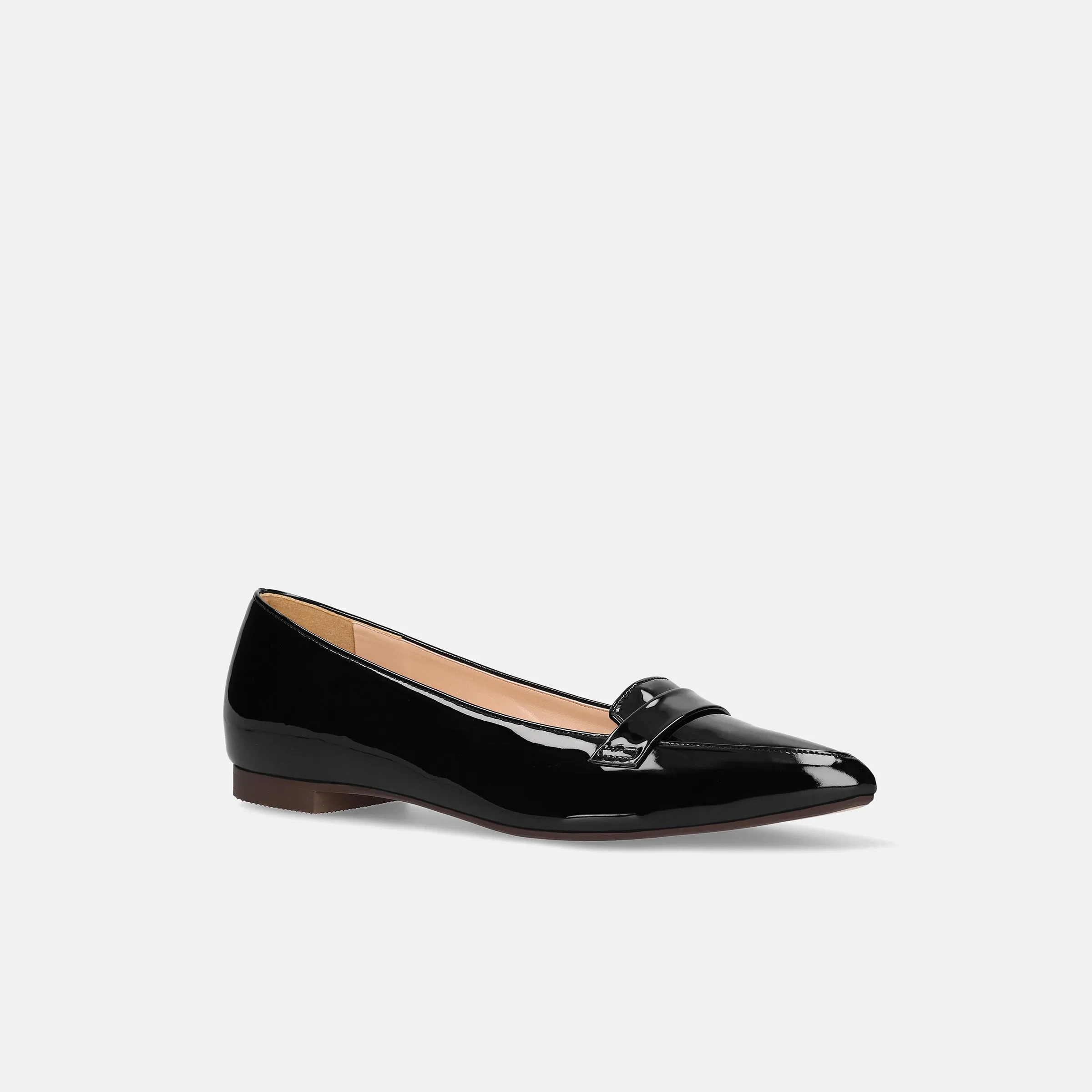 10% OFF: 2024SSBI: Low-cut pointed-toe loafers (124) Black E