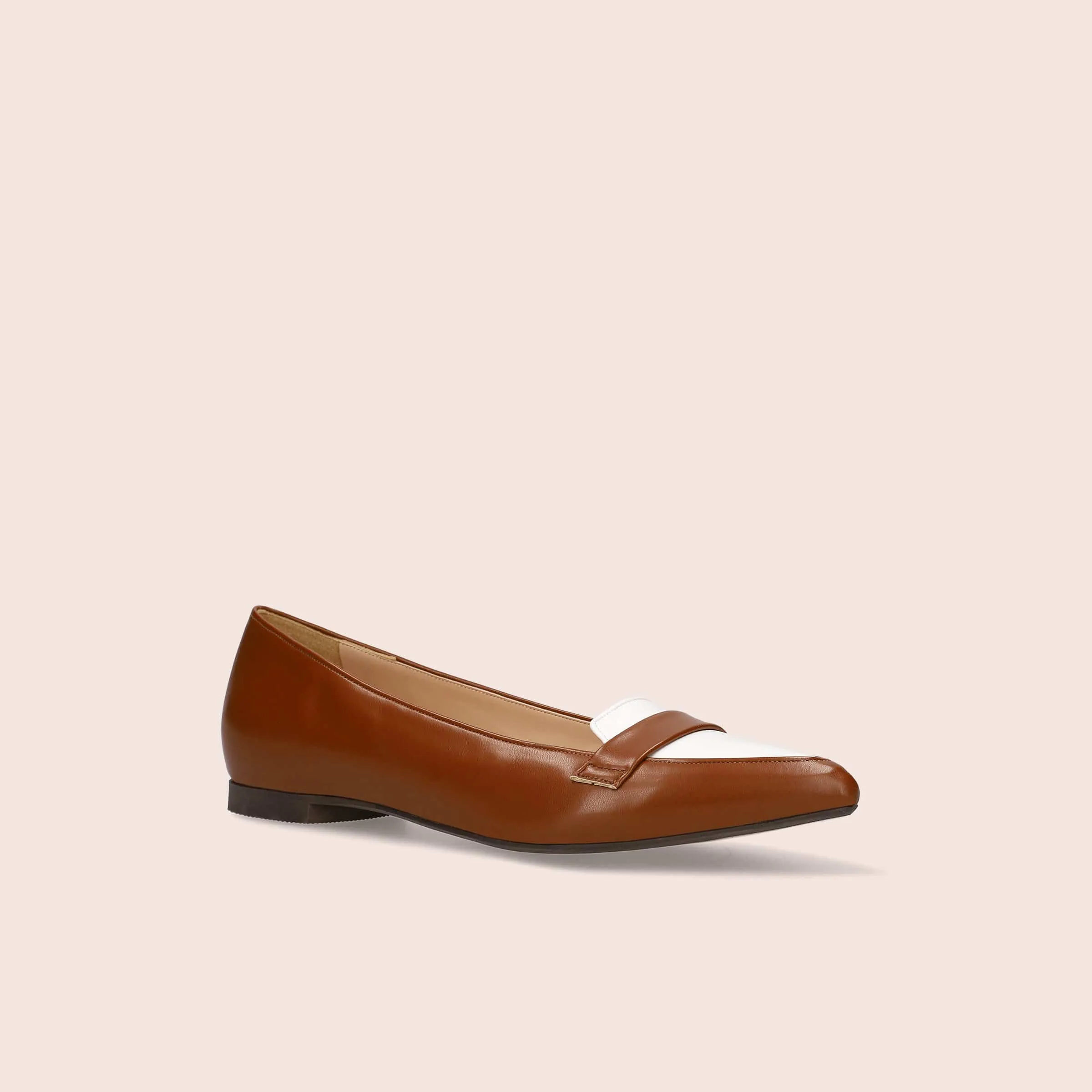 20% OFF: SSBI: Pointed Toe Loafer (124) Brown/C