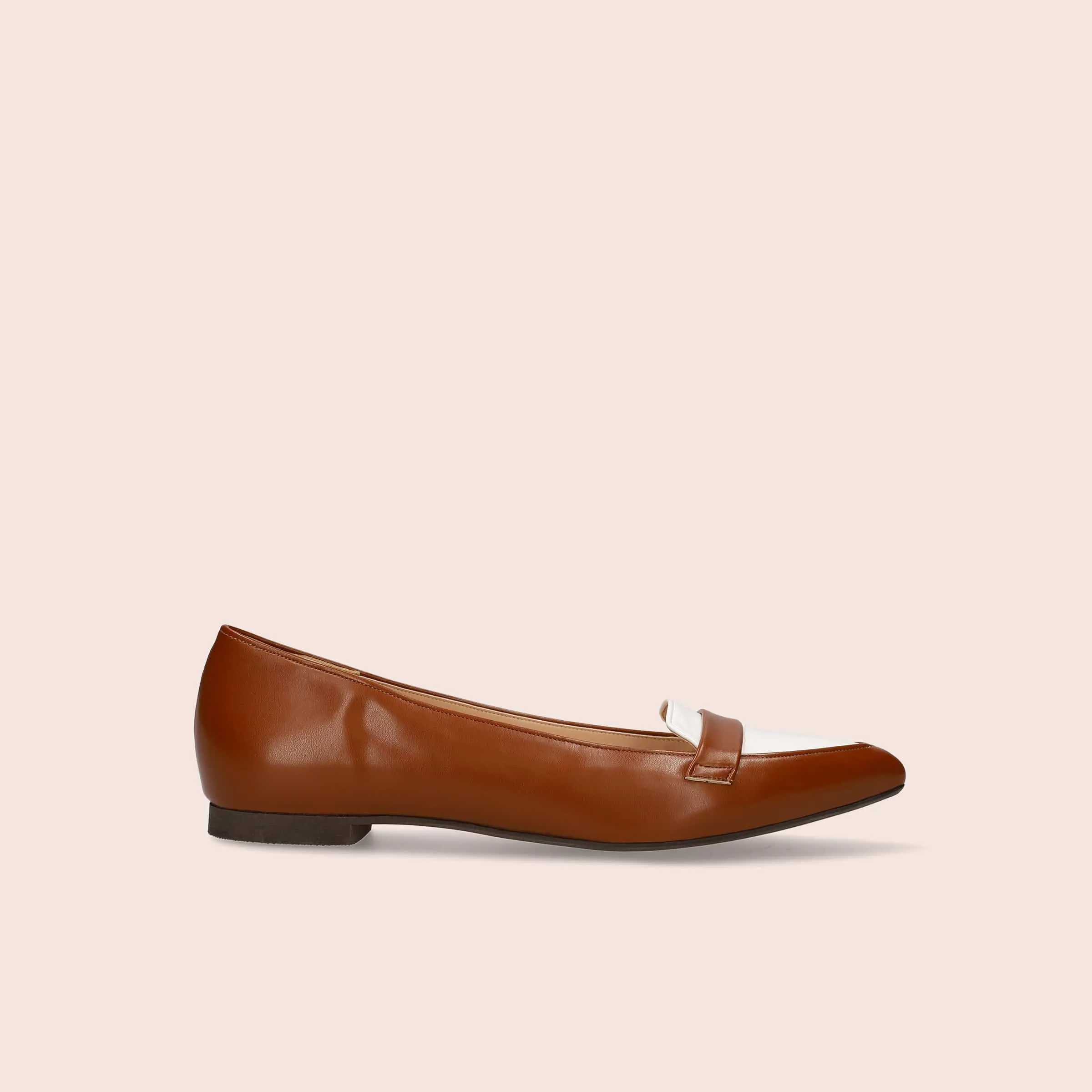 20% OFF: SSBI: Pointed Toe Loafer (124) Brown/C