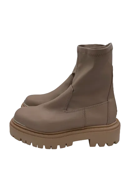 Aldo Beige Clunky Boots