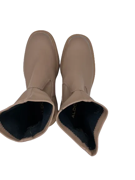 Aldo Beige Clunky Boots
