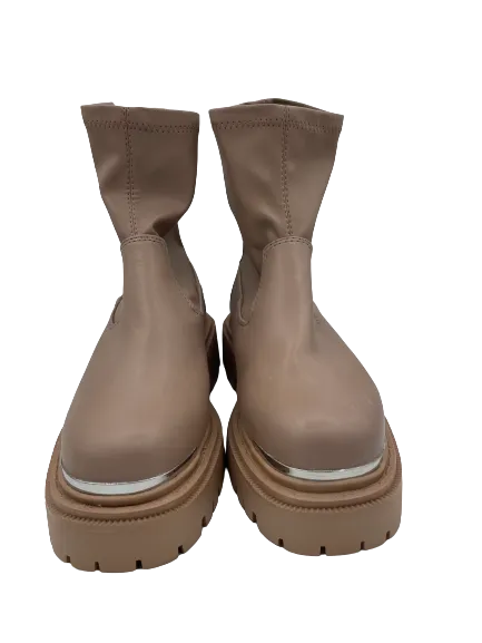 Aldo Beige Clunky Boots
