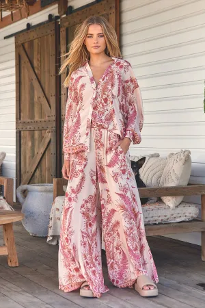 Balmy Nights Print Bombay Pants