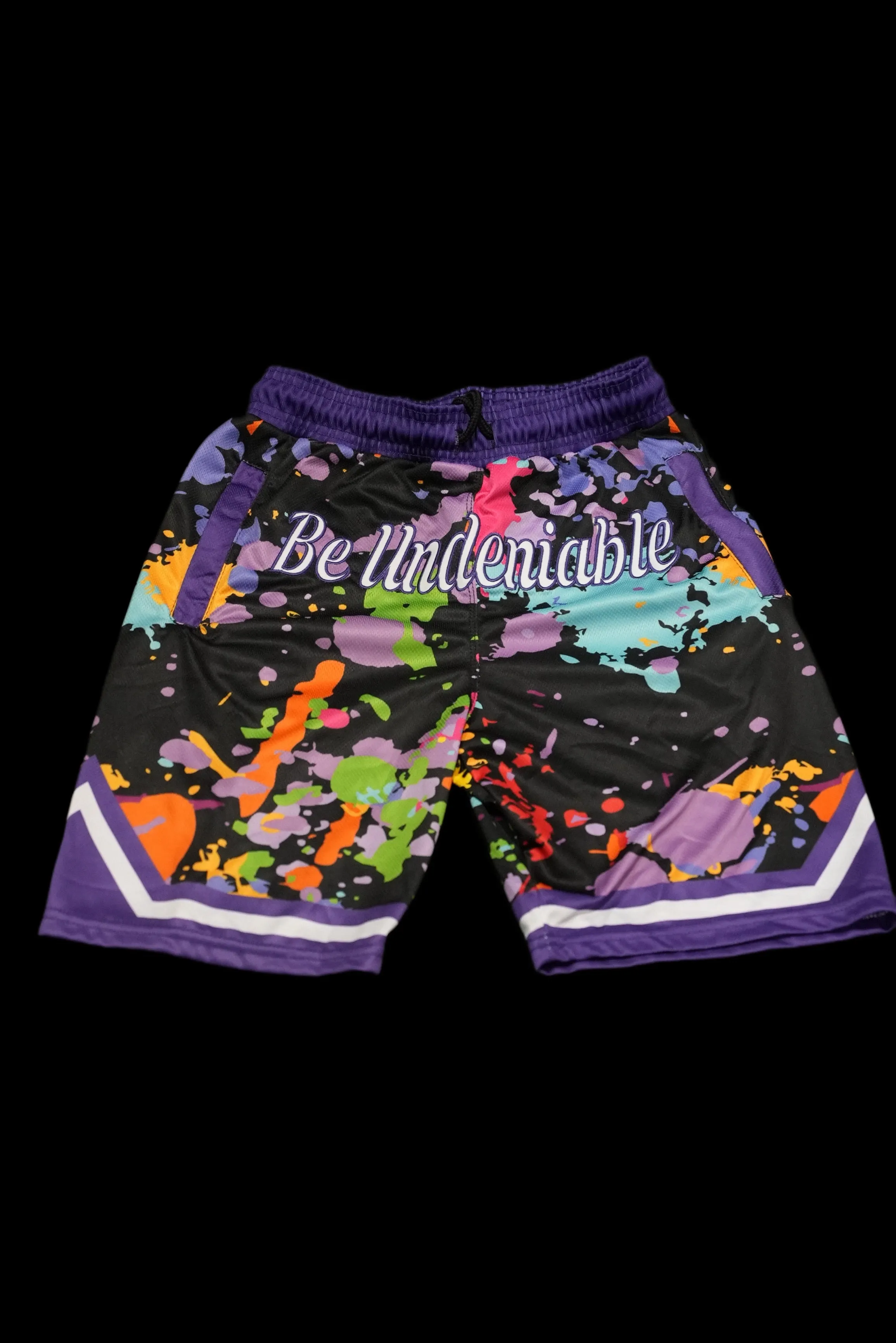 Be Undeniable "Splat" Mesh Shorts