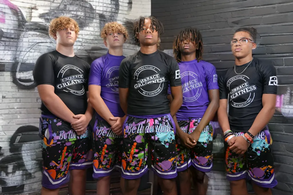 Be Undeniable "Splat" Mesh Shorts