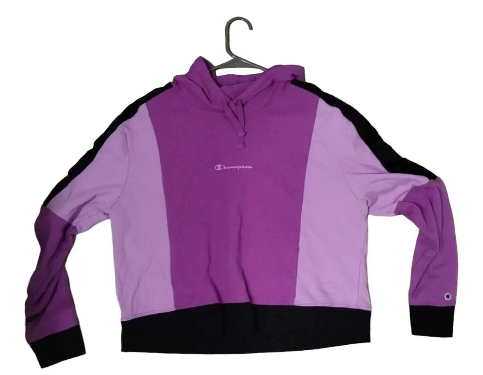 CHAMPION Reverse Weave Pastel Colorblock Hoodie Sweatshirt,