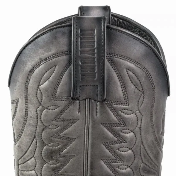 Cowboy Boots for Women and Men Handcrafted Grey Leather 1920s Texans