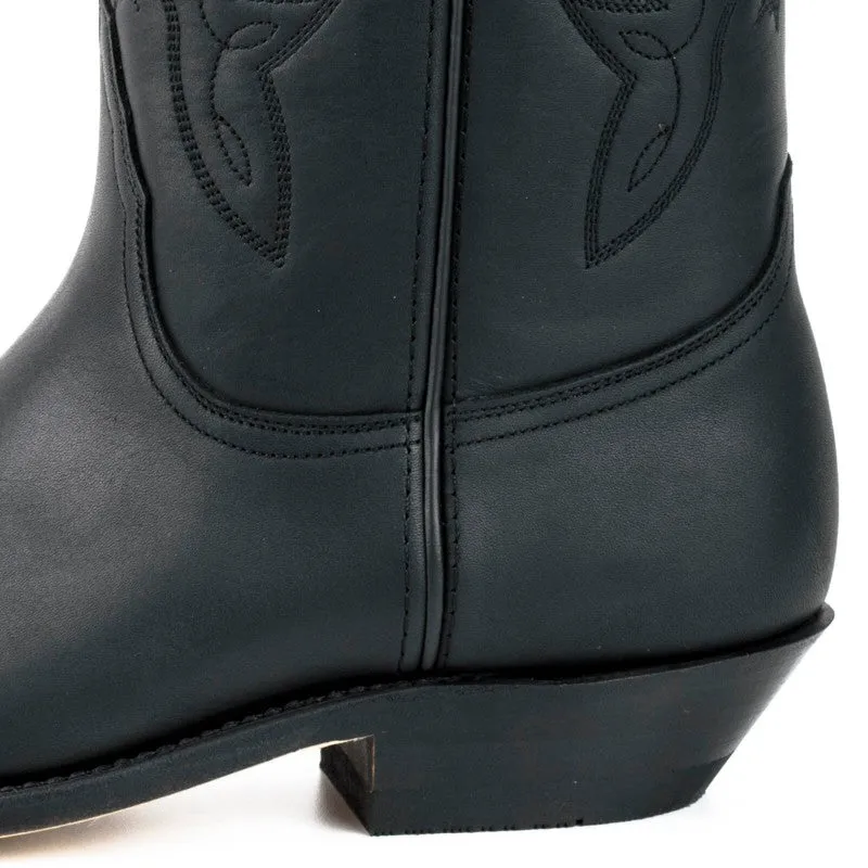 Cowboy Boots for Women and Men Handcrafted in Black Leather 20 Texans
