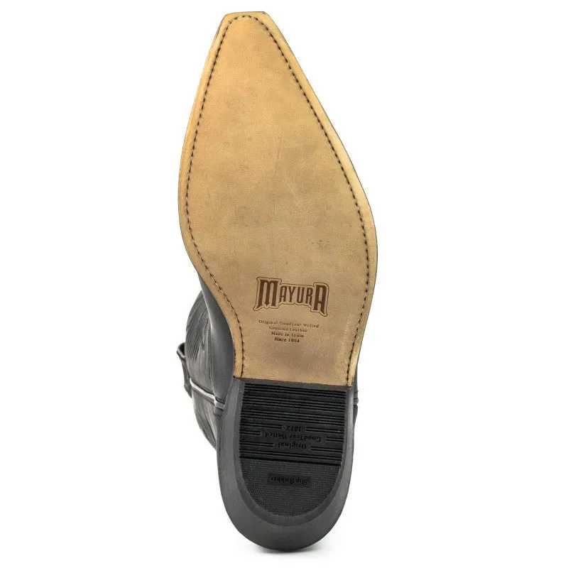 Cowboy Boots for Women and Men Handcrafted in Black Leather 20 Texans