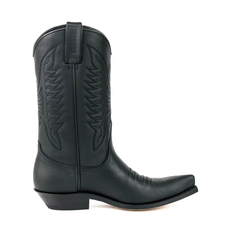 Cowboy Boots for Women and Men Handcrafted in Black Leather 20 Texans