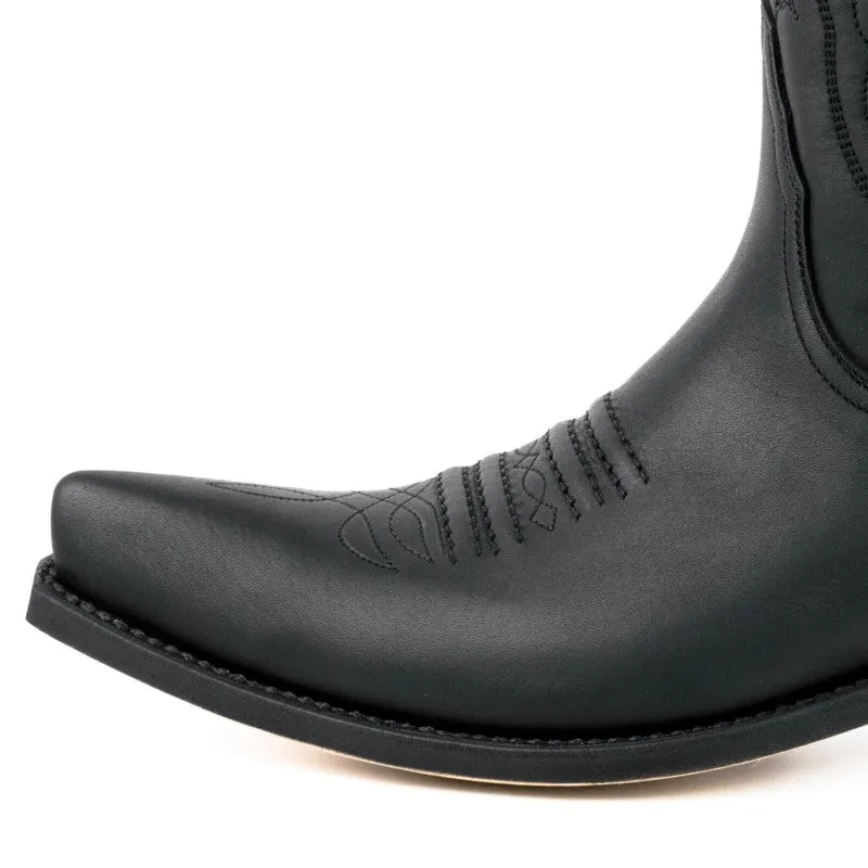 Cowboy Boots for Women and Men Handcrafted in Black Leather 20 Texans