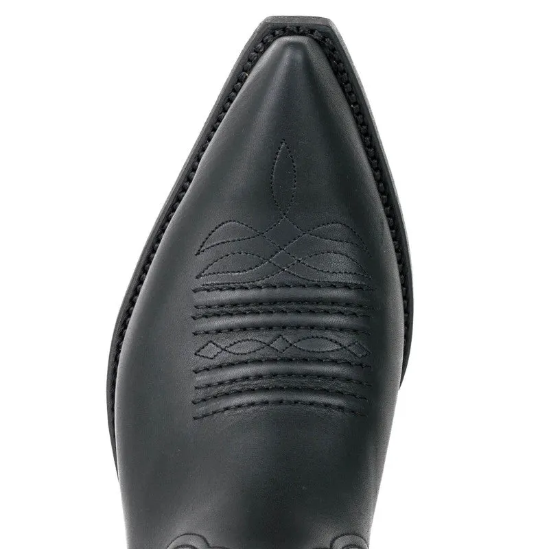 Cowboy Boots for Women and Men Handcrafted in Black Leather 20 Texans