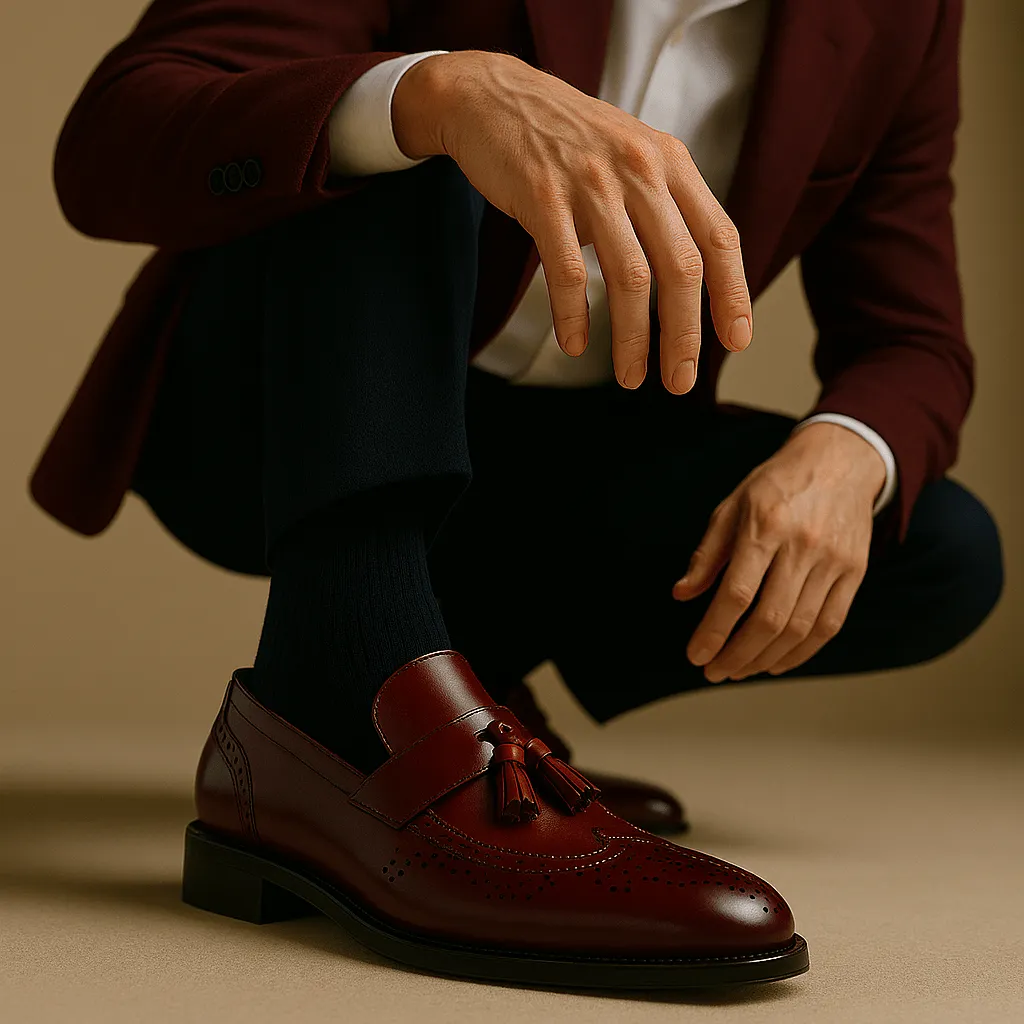 Domoir | Brogue Tassel Loafers
