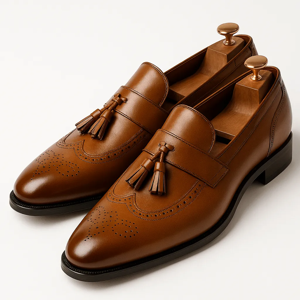 Domoir | Brogue Tassel Loafers