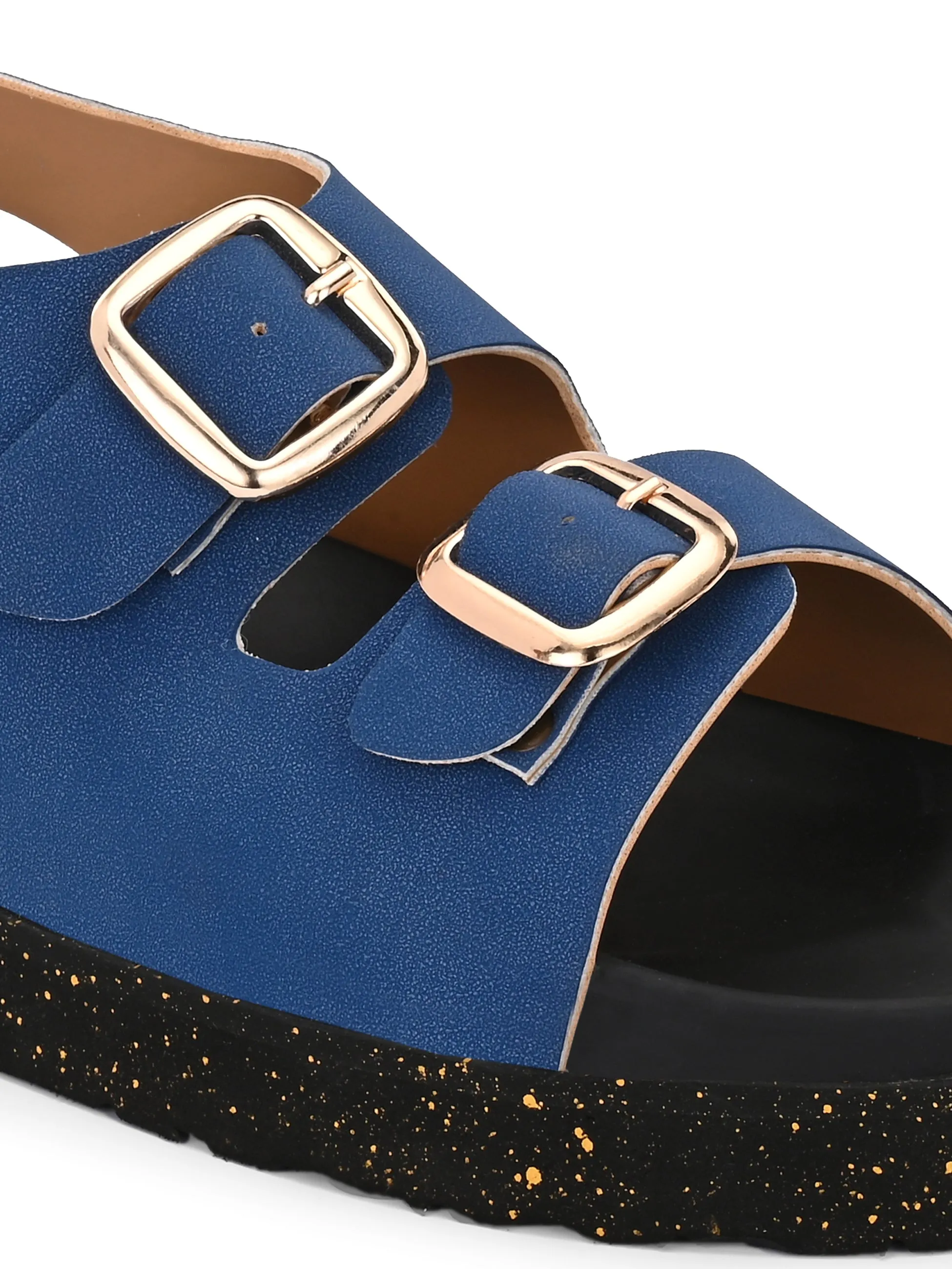 El Paso Buckles Platform Sandals