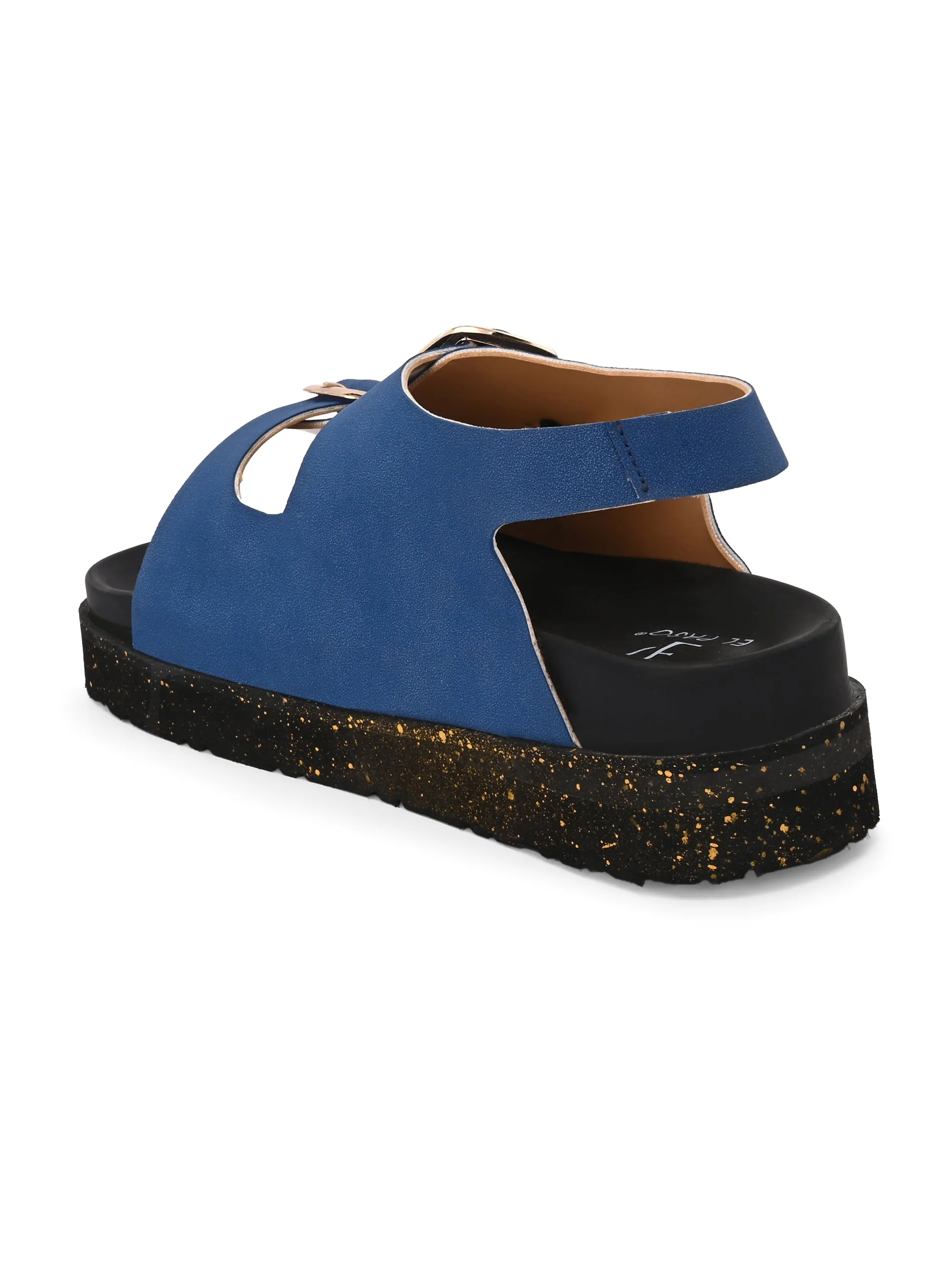 El Paso Buckles Platform Sandals