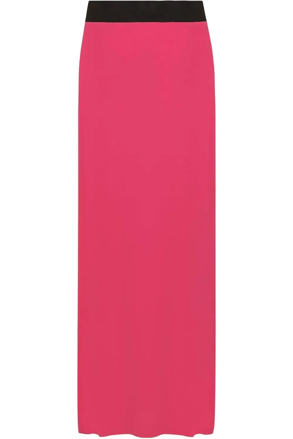 Elasticated Waist Long Maxi Skirt – Plus Size Pencil Style