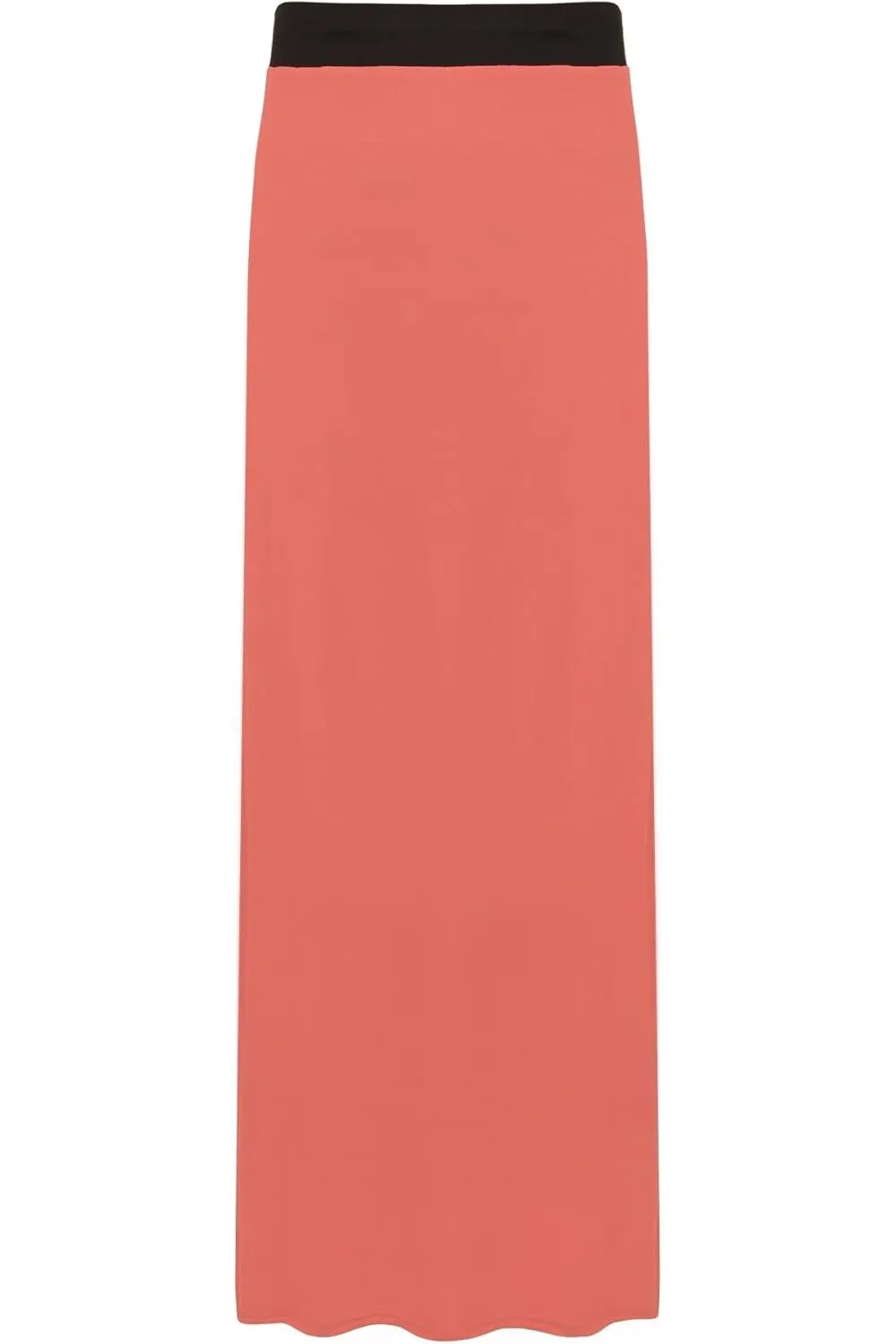 Elasticated Waist Long Maxi Skirt – Plus Size Pencil Style