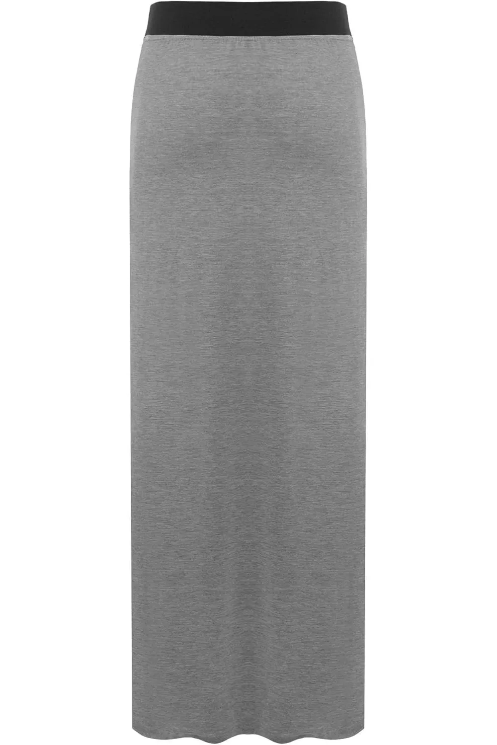 Elasticated Waist Long Maxi Skirt – Plus Size Pencil Style