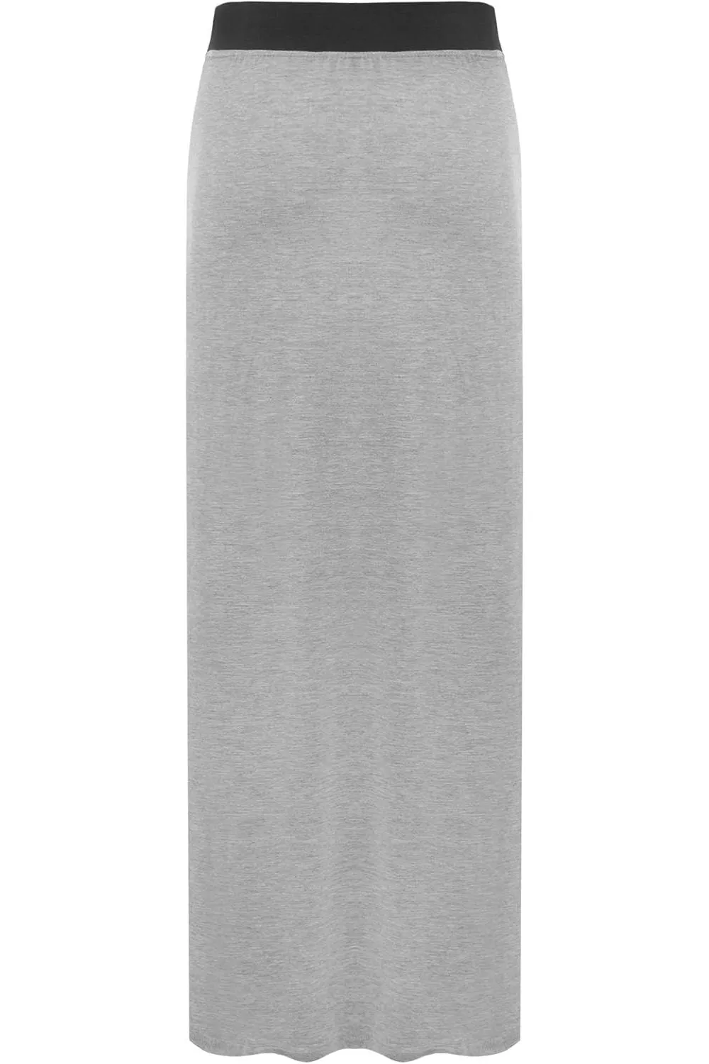 Elasticated Waist Long Maxi Skirt – Plus Size Pencil Style
