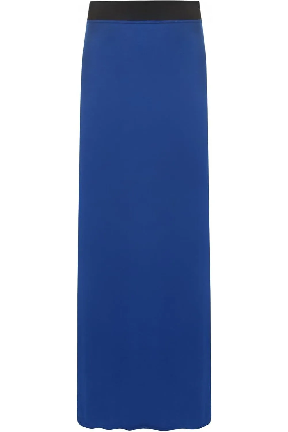 Elasticated Waist Long Maxi Skirt – Plus Size Pencil Style