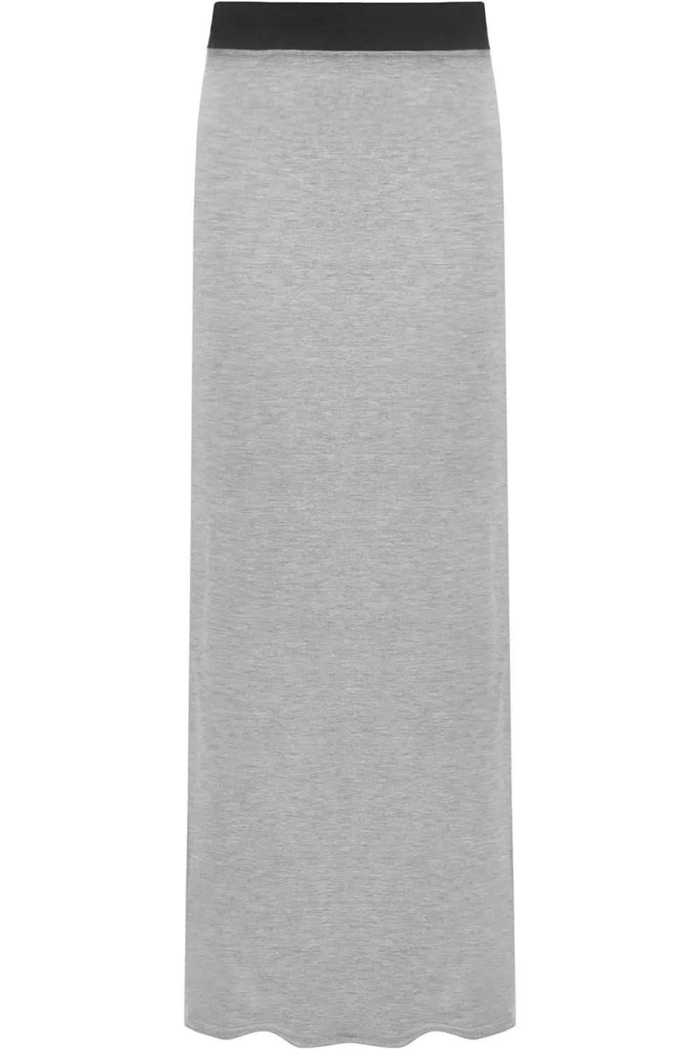 Elasticated Waist Long Maxi Skirt – Plus Size Pencil Style