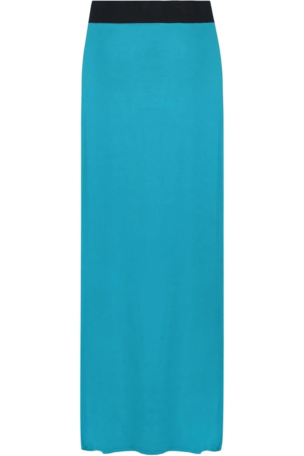 Elasticated Waist Long Maxi Skirt – Plus Size Pencil Style