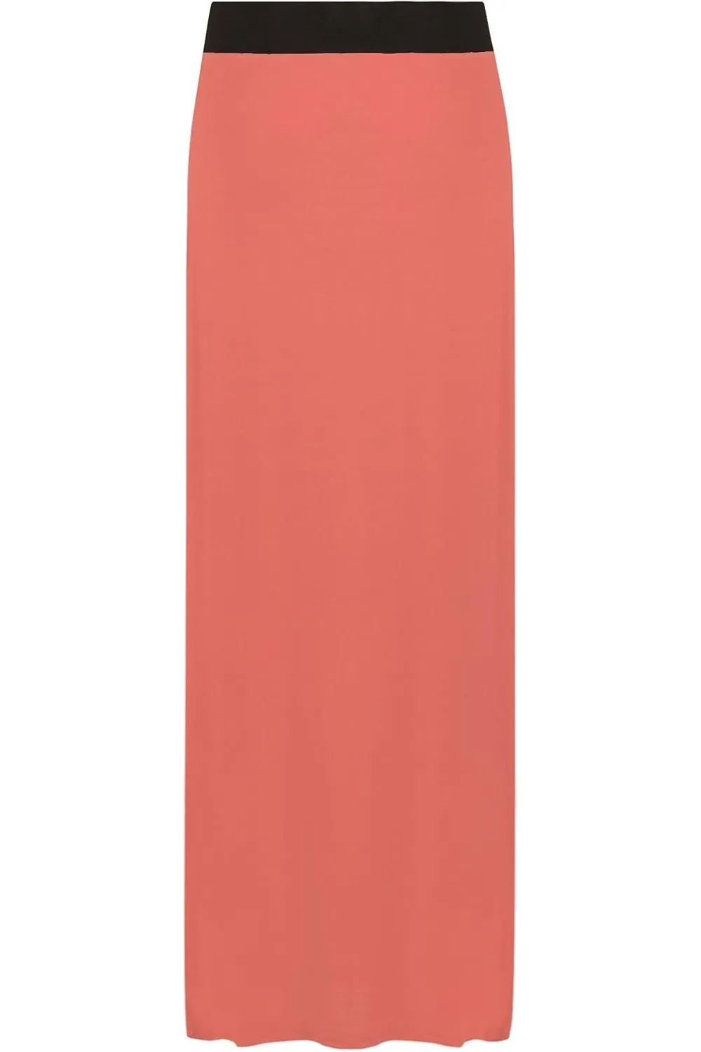 Elasticated Waist Long Maxi Skirt – Plus Size Pencil Style