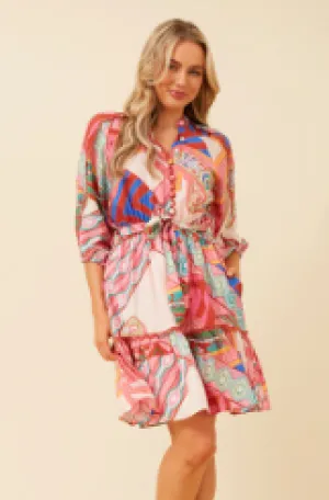 elbow balloon slv. but dress (d519178)
