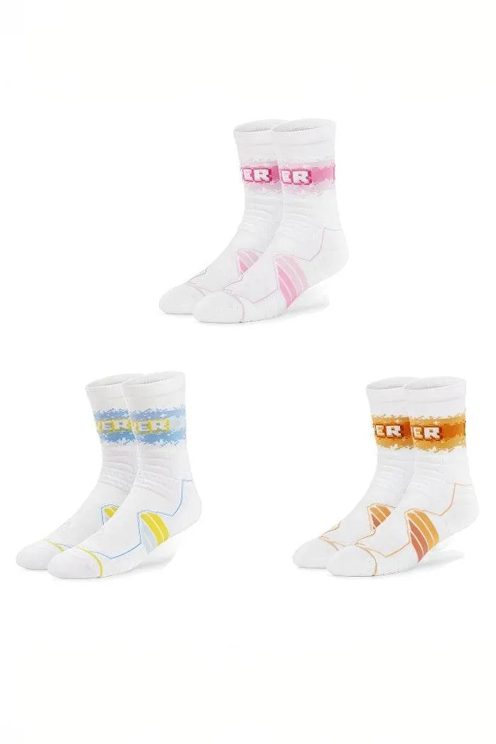 Elite Basketball Socks - High-Cut Terry Cushion Performance Crew Socks