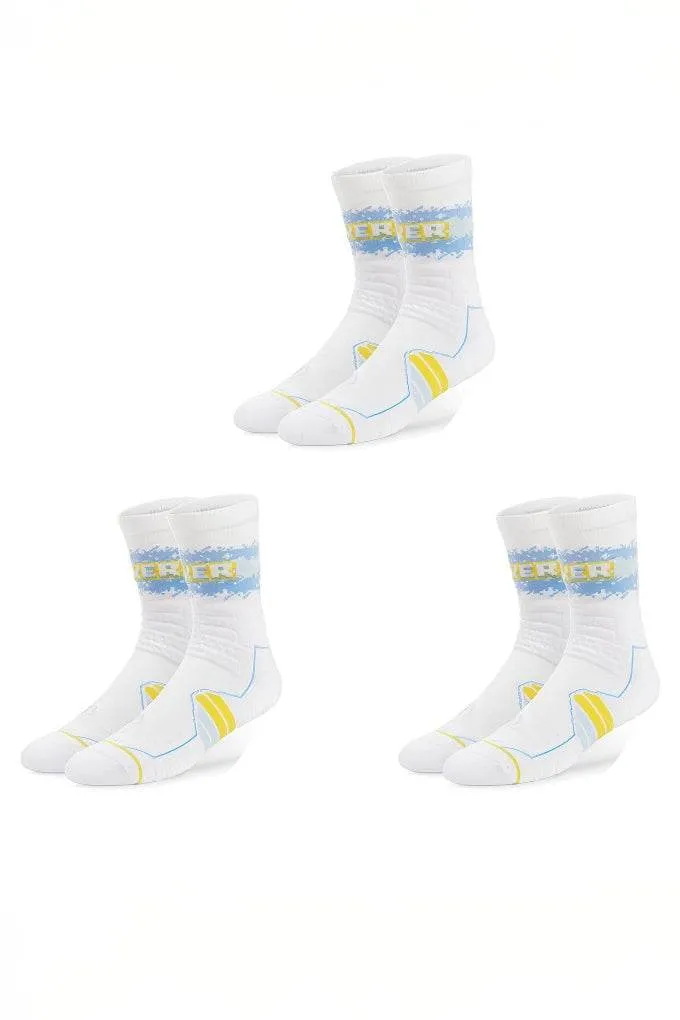 Elite Basketball Socks - High-Cut Terry Cushion Performance Crew Socks