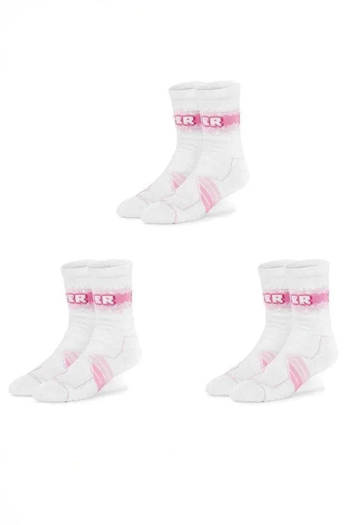 Elite Basketball Socks - High-Cut Terry Cushion Performance Crew Socks