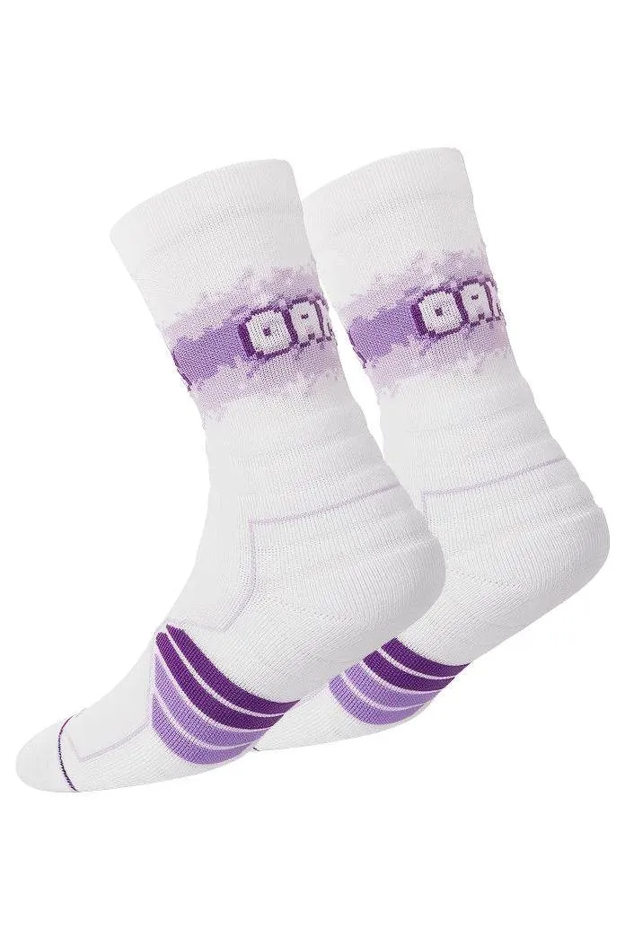 Elite Basketball Socks - High-Cut Terry Cushion Performance Crew Socks