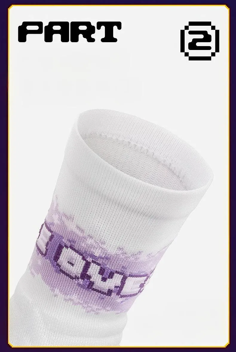 Elite Basketball Socks - High-Cut Terry Cushion Performance Crew Socks