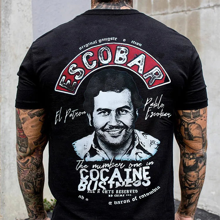 Escobar cocaine drug lord portrait 2 In 1 GYM PERFORMANCE SHORTS