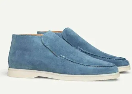 Fashionable Men's Suede Slip-On Loafers for Everyday Use