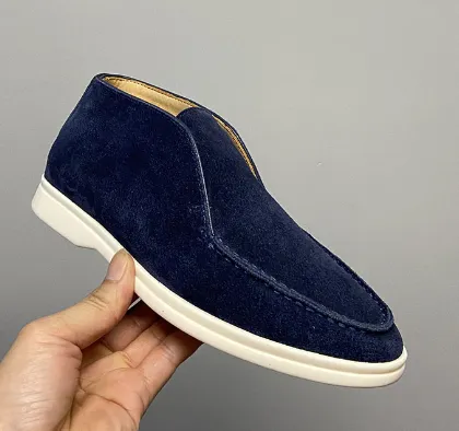 Fashionable Men's Suede Slip-On Loafers for Everyday Use