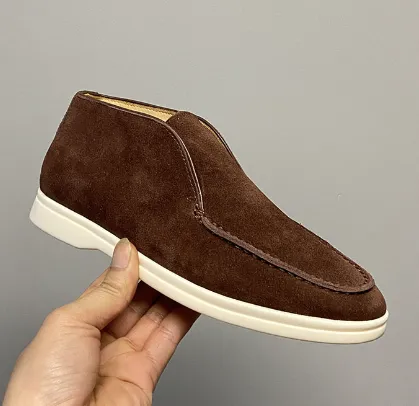 Fashionable Men's Suede Slip-On Loafers for Everyday Use