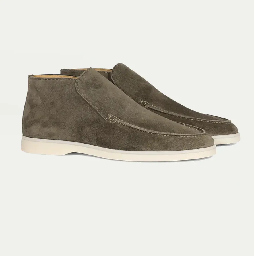 Fashionable Men's Suede Slip-On Loafers for Everyday Use
