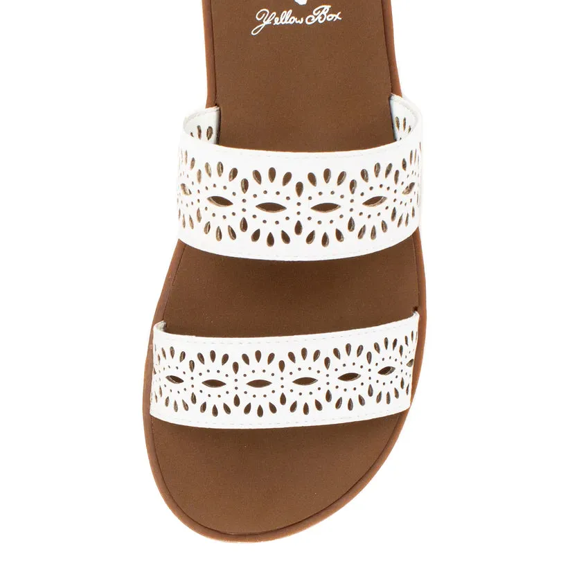 Fergal White Yellowbox Sandals