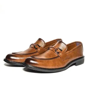 FL-09  Loafers for Men - Synthetic Leather & Rubber Sole