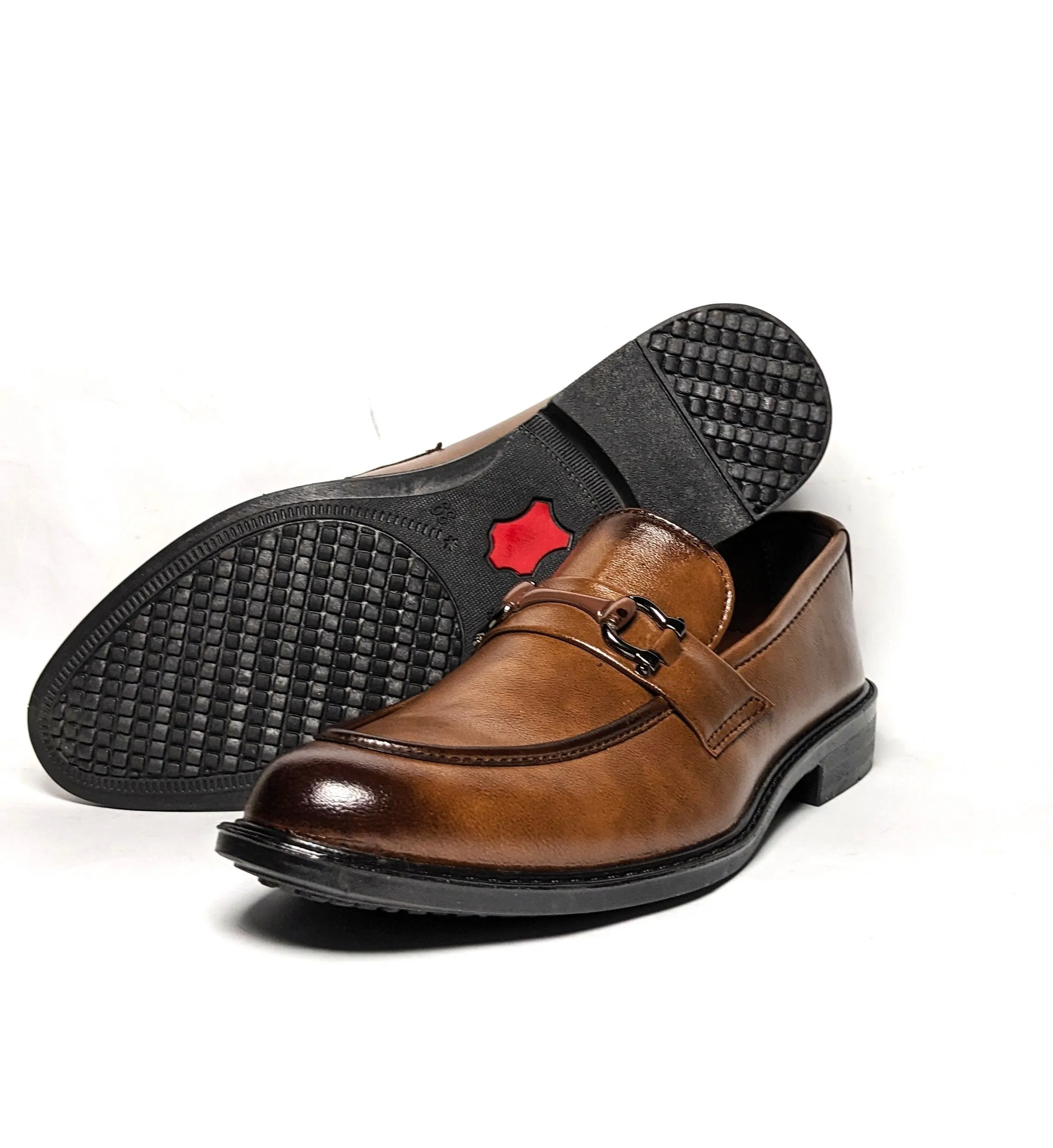 FL-09  Loafers for Men - Synthetic Leather & Rubber Sole