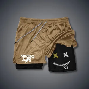 Funny Emoji 2 In 1 GYM PERFORMANCE SHORTS