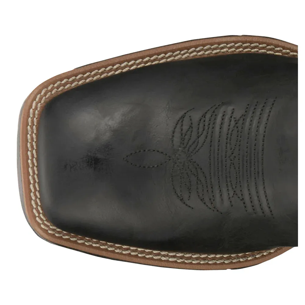 Justin Boots Men's Zeke Wide Square Toe Cowboy Boots
