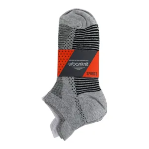 Ladies 3PR Pair Sports Socks - Greys