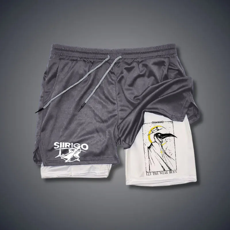 Let The Weak Burn 2 In 1 GYM PERFORMANCE SHORTS