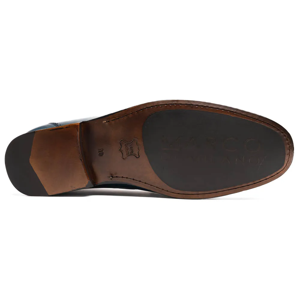Marco Di Milano Cassarano in Navy Calf Leather Loafers
