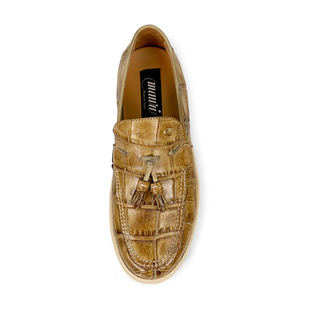 Mauri Chill 8800/1 Mustard Alligator/Calfskin Loafers