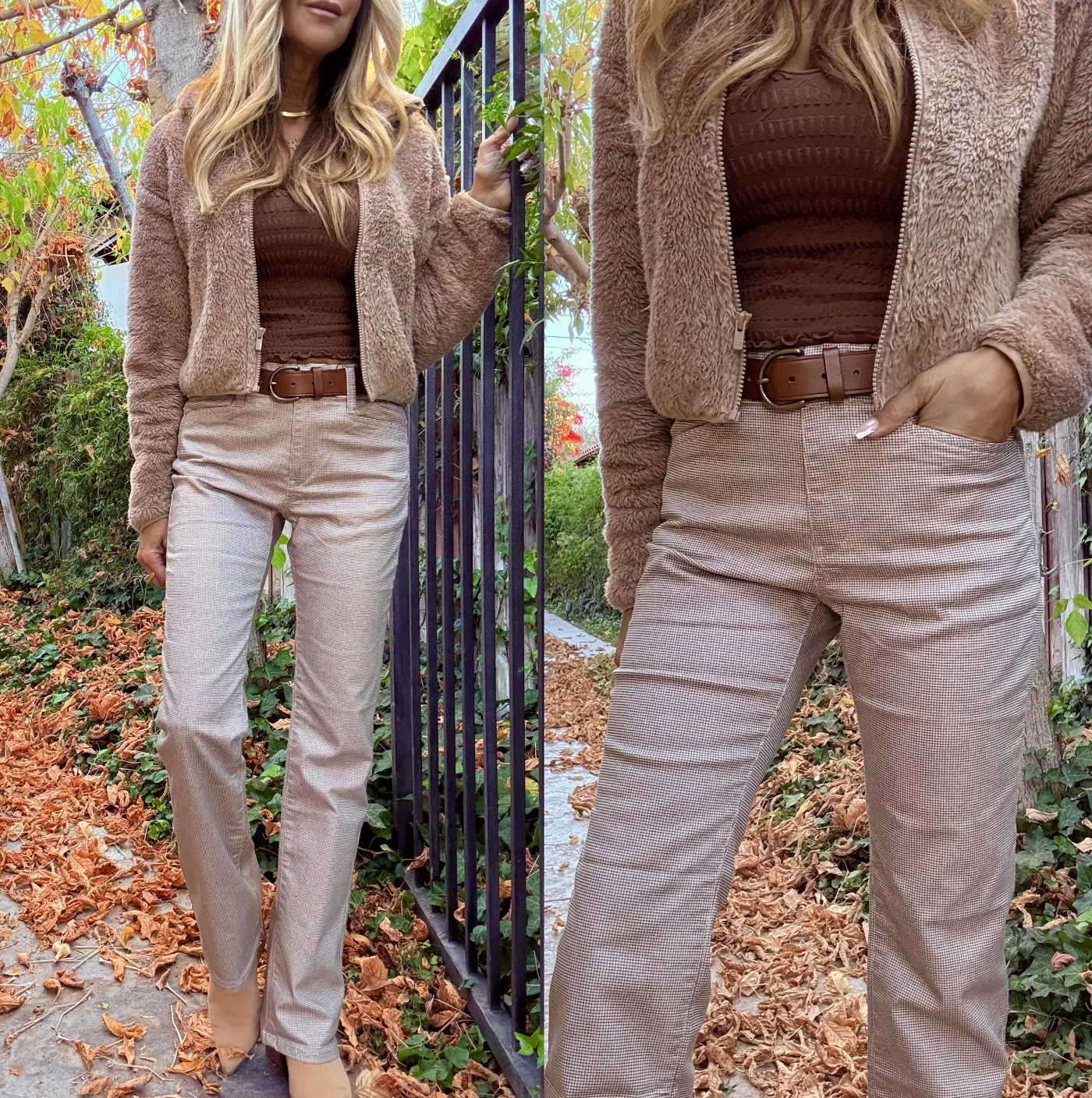 Novel Light BrownCheck