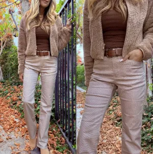 Novel Light BrownCheck